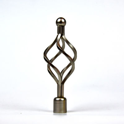 Finials décoratifs de couronne pour des biens de Rods de rideau avec le traitement d'électrodéposition de peinture