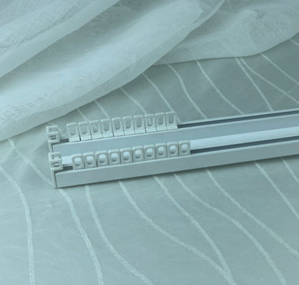 Voie en aluminium libre de rideau en plafond de rail de rideau en double parenthèse pour la décoration à la maison