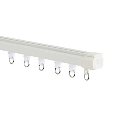 Ceilling a monté la voie en aluminium de rideau en crochet de rideau en douche avec des accessoires