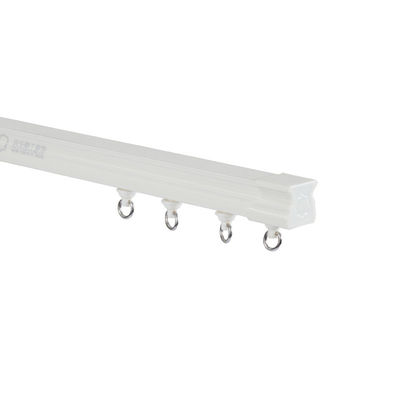 Ceilling a monté la voie en aluminium de rideau en crochet de rideau en douche avec des accessoires