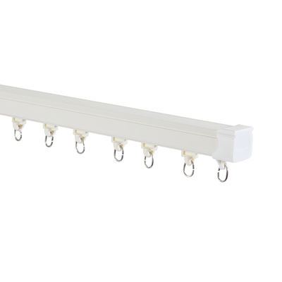 Ceilling a monté la voie en aluminium de rideau en crochet de rideau en douche avec des accessoires