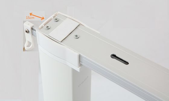 Voies électriques polonaises de rideau en métal, rails de rideau réglables pour la décoration