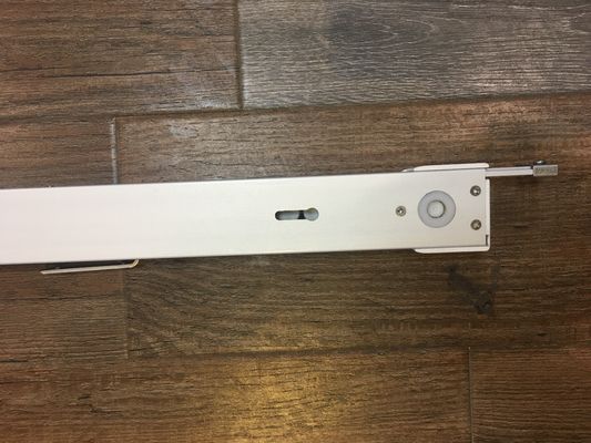 Voies électriques polonaises de rideau en métal, rails de rideau réglables pour la décoration