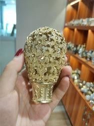 accessoires en gros de tige de rideau en finial de montures en métal de couleur d'or des prix de tige de rideau