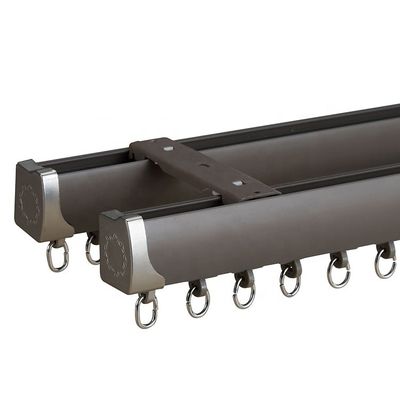 rails et tige de rideau en aluminium simples en planeur nano résistant sans fil de plafond ultra