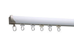 rails et tige de rideau en aluminium simples en planeur nano résistant sans fil de plafond ultra