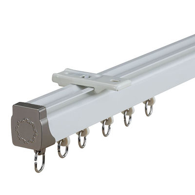 Voie silencieuse automatique de rideau en bâti de plafond pour des rideaux en fenêtre