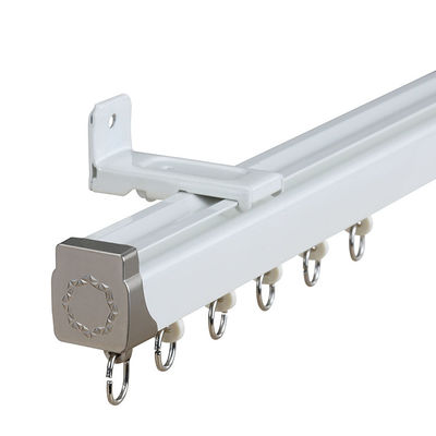 Voie silencieuse automatique de rideau en bâti de plafond pour des rideaux en fenêtre