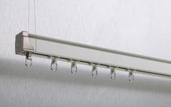 Voie silencieuse automatique de rideau en bâti de plafond pour des rideaux en fenêtre