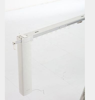Matériel réglable d'alliage d'aluminium de voie silencieuse télescopique électrique de rideau