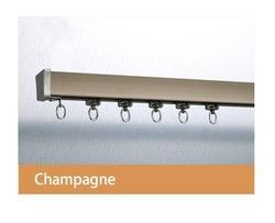 Voie silencieuse Bendable de rideau en plafond incurvée pour la pièce de douche