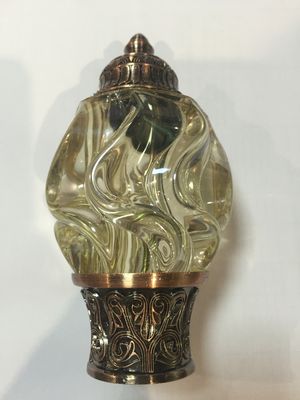 Rideau Rods principal en verre décoratif de luxe en Rod Accessories Curtain Finials For de rideau