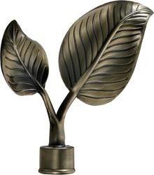 Rideau Rods principal en verre décoratif de luxe en Rod Accessories Curtain Finials For de rideau