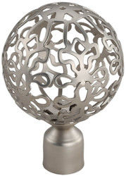Rideau Rods principal en verre décoratif de luxe en Rod Accessories Curtain Finials For de rideau