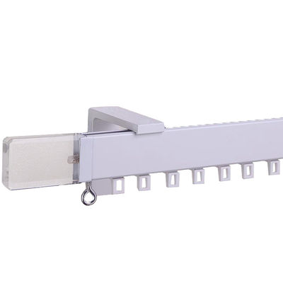 OEM d'ODM noir blanc de couleur de voie silencieuse en aluminium de rideau en métal