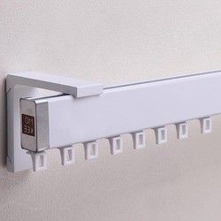 OEM d'ODM noir blanc de couleur de voie silencieuse en aluminium de rideau en métal