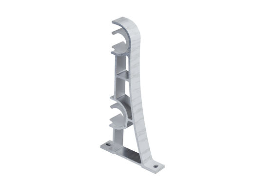 Double rideau Rod Bracket en en cuivre de bâti de plafond décoratif en métal