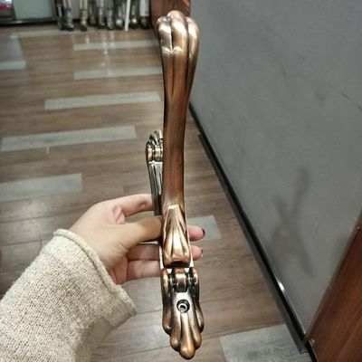 parenthèse anti- de mur de 28mm double de rideau de cuivre 19mm résistant en bâti