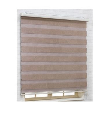 Type en aluminium anti matériel UV d'hôtel de la lamelle 610gsm de polyester de PVC des rideaux 60mm