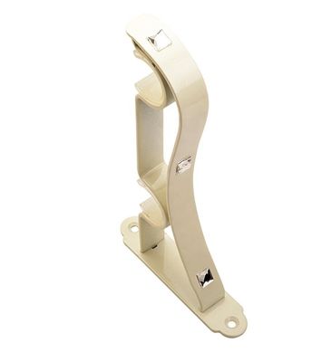 Parenthèse en aluminium de Rod Double Holder Wall Curtain de rideau en bâti de plafond de barre de Polonais pour le tuyau de rideau