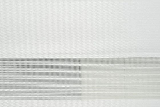 La fenêtre décorative de bureau de rouleau drape l'ODM de style de zèbre de double couche de rideaux