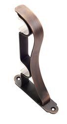 Rideau de fer en aluminium Rod Bracket en bon plafond de bâti de mur de supports de barres