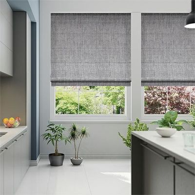 Bureau électrique protégeant du vent de café de Wifi Roman Blinds Contemporary Style For