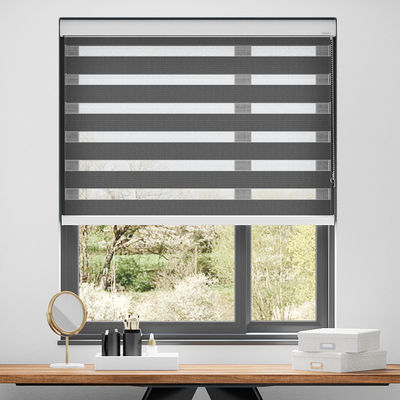 Bureau électrique protégeant du vent de café de Wifi Roman Blinds Contemporary Style For