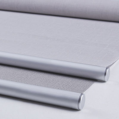 ODM d'OEM moderne de Windows de bureau de Gris Roller Blinds For Indoor de tissu manuel