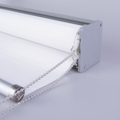 Doubles nuances de zèbre décoratif, rideau en fenêtre horizontal de zèbre