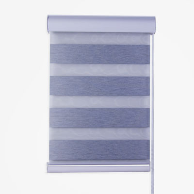 Style intelligent de zèbre de double couche d'abat-jour de fenêtre de nuit de jour avec le contrôle intelligent