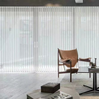la verticale de fenêtre de panne d'électricité de 89mm aveugle le polyester de tissu matériel pour l'hôtel