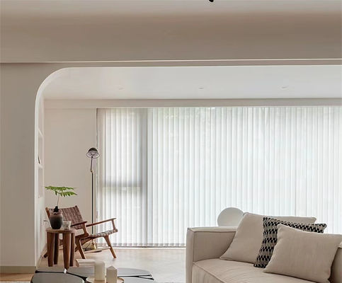 La verticale électrique de fenêtre aveugle le style de luxe de Morden de modèle horizontal