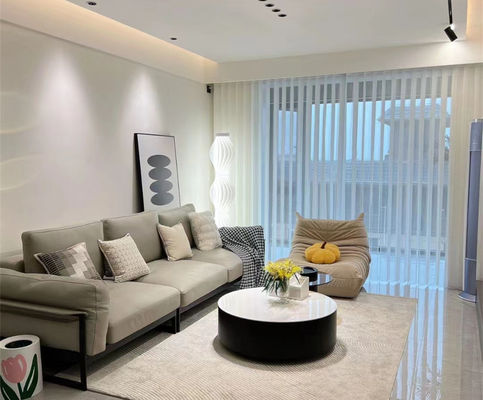 Abat-jour verticaux blancs de PVC de style moderne pour Windows respirable