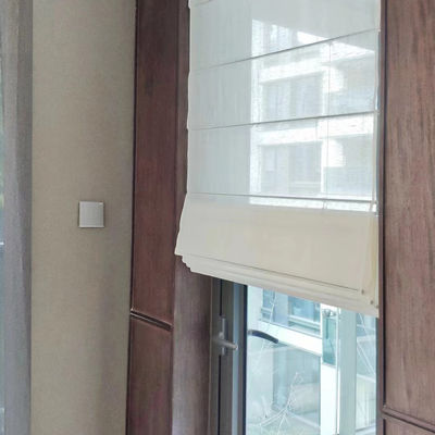 Hôtel doux blanc de bureau d'hôpital de Roman Shade Style Curtains For