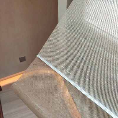 ODM Roman Curtain Blinds horizontal, fils de polyesters Roman Shades For Living Room