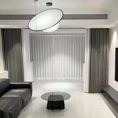 Graissez la décoration verticale fantastique résistante de fenêtre de taille d'abat-jour des rideaux 300cm