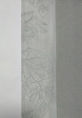 Le manuel classique de pièce de tissu aveuglent semi l'anti coutume verticale rêveuse blanche statique de rideaux