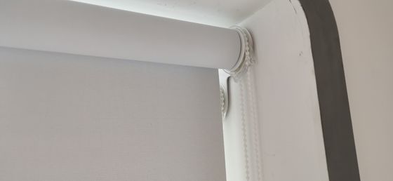 Tissu 5% Rate Fabric Roller Shutter Window ouvert de lumière du soleil pour le contrôle de manuel de balcon