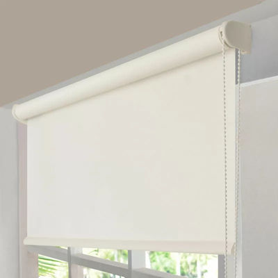 100% Rate Manual Roller Shutter Multicolor ouvert a enduit bleu-clair