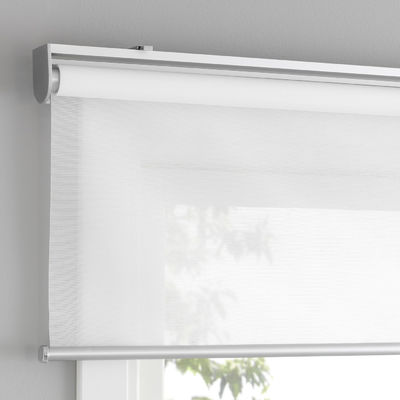 Résistant d'humidité semi aveugle ordinaire d'abat-jour de fenêtre de rouleau de tissu