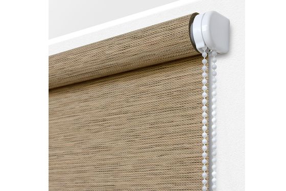 KEEWO, usine de la Chine, tissu de lumière du soleil + abat-jour de rouleau manuels de perle en aluminium et multicolore de traction