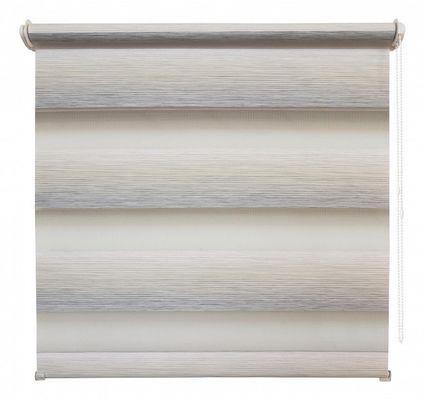 La traction imperméable de panne d'électricité sans visibilité de rideau en zèbre de couleur de gradient perle les rideaux manuels en traction