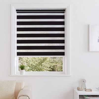 Moteur intelligent Chine-fait à télécommande, Bluetooth, contrôle de voix, type rideau de zèbre de double couche en zèbre