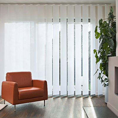 La verticale de draperie aveugle le rideau rêveur d'abat-jour de panne d'électricité de salon de chambre à coucher de bureau en séparation électrique verticale de balcon